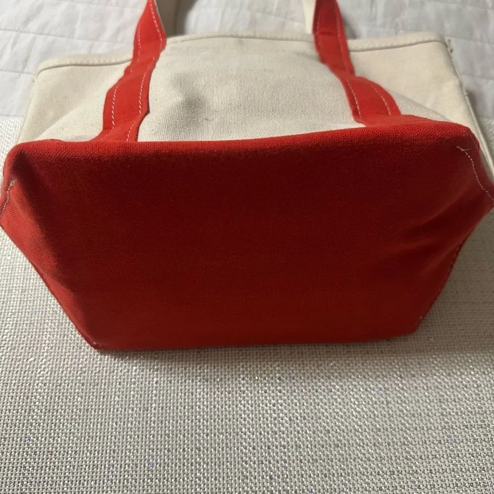 Anthropologie The Hartley Bloody Mary Beaded Cocktail Mini Cotton Canvas Tote - Picture 9 of 16